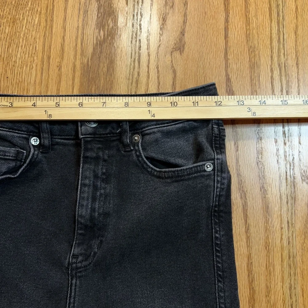 Free People‎ We the Free Black Women's 26 (24X30) Raw Hem Skinny Jeans